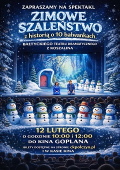 Zimowe szaleństow z historią o 10 bałwankach